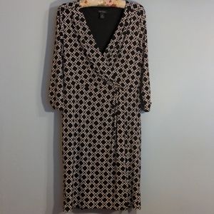 WHBM 14 wrap style dress
